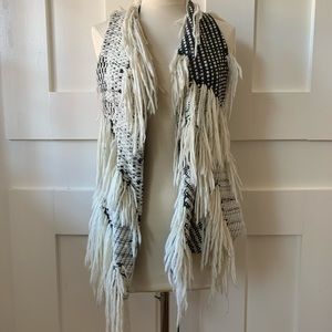 Anthropologie wool shag vest